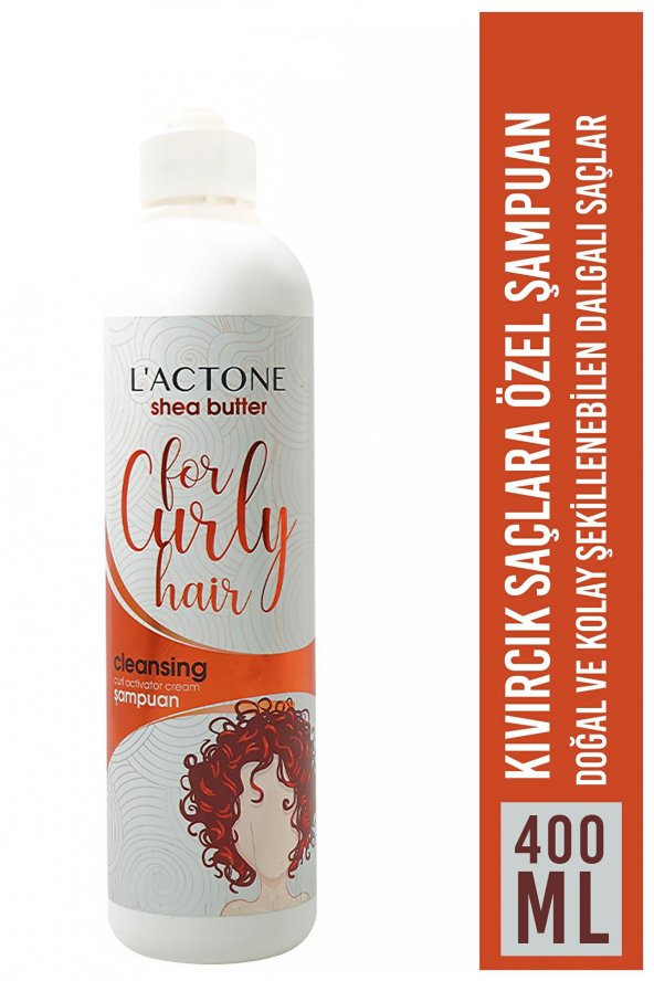 Kıvırcık Saç İçin Shea Yağı Krem Şampuanı 400 ml