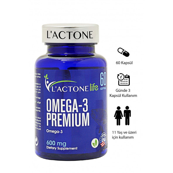 L’actone Omega-3 Komplex 600 mg / 60 Softjel