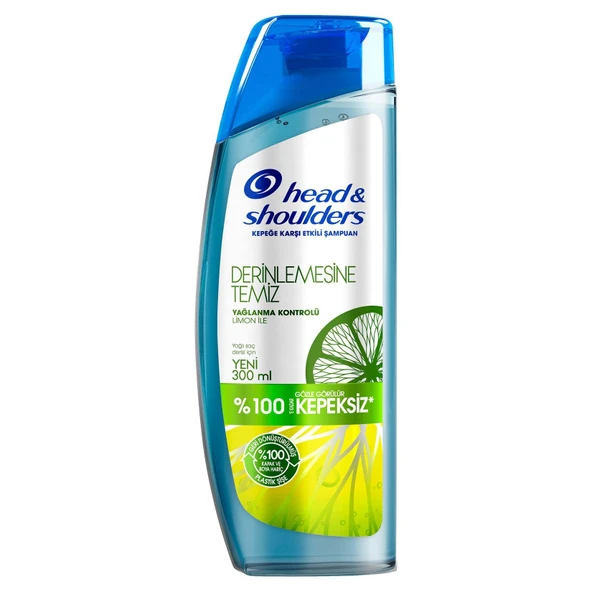 Head  Shoulders Derinlemesine Temiz Şampuan Yağlanma Kontrolü 300 Ml - 1