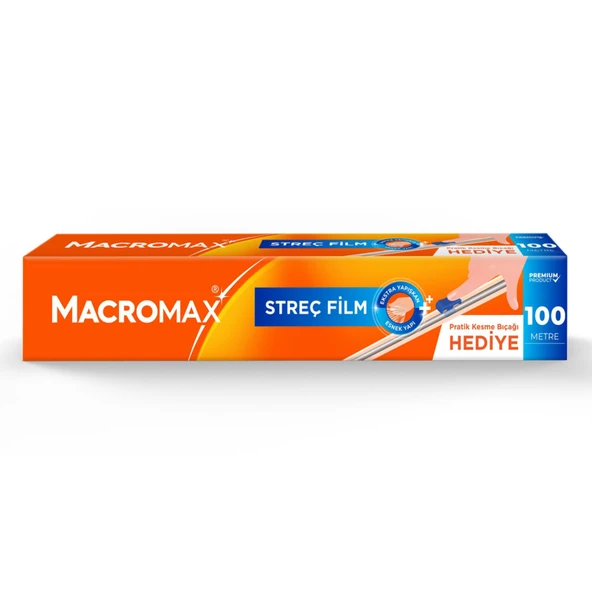 Macromax Streç Film 100 M Kesme Bıçağı Hediyeli ürün görseli