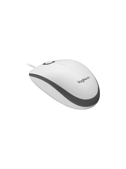 Logitech M100 Beyaz Kablolu Mouse - 910-006764 - 4