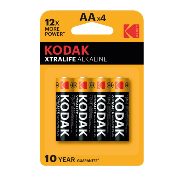 Kodak Xtralife Alkalin Kalem Pil Blister AA 4'lü ürün görseli