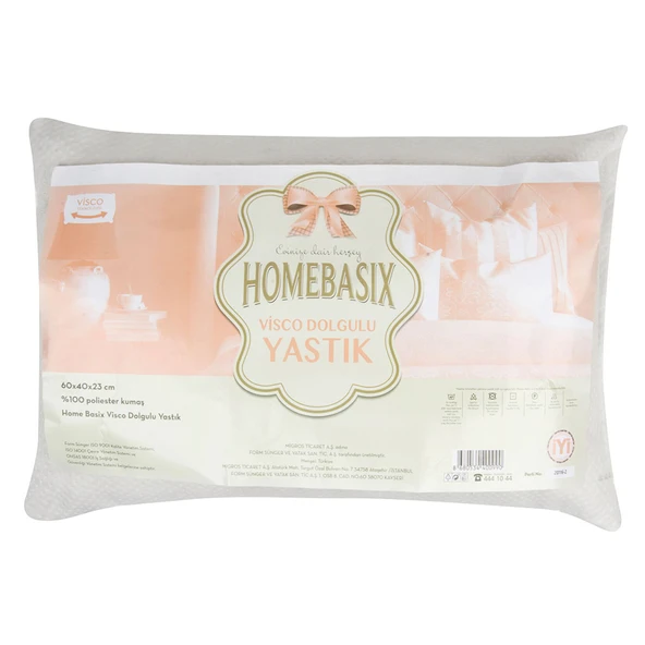 Homebasix Visco Ortopedik Yastık 60X40X23 Cm ürün görseli