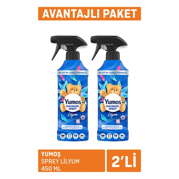 Yumoş Sprey Lilyum 2 X 450 Ml ürün görseli 1