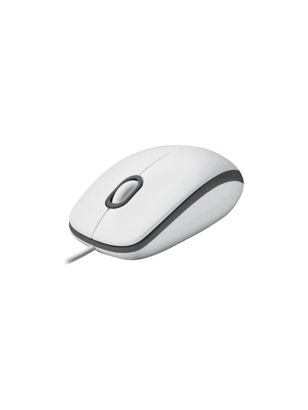 Logitech M100 Beyaz Kablolu Mouse - 910-006764 - 2
