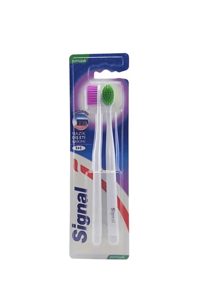 Signal Diş Fırçası Nazik Diş Eti Bakımı 1+1 ürün görseli