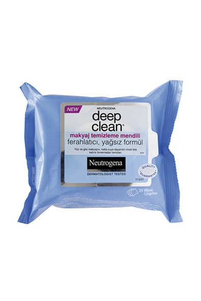 Neutrogena Deep Clean Makyaj Temizleme Mendili 25'li