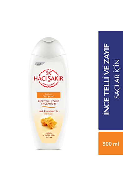 Hacı Şakir Şampuan Bal 500 ml - 1