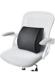 Visco Ortopedik Sandalye Bel Minderi Sırt Dayama Yastığı Visko Koltuk Bel Desteği - 2