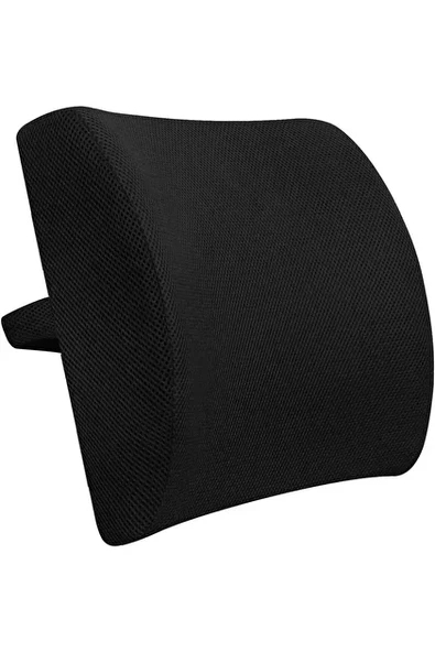 Visco Ortopedik Sandalye Bel Minderi Sırt Dayama Yastığı Visko Koltuk Bel Desteği