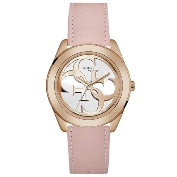 Guess GUW0895L6 38 mm Pembe Deri Kordonlu Kadın Kol Saati