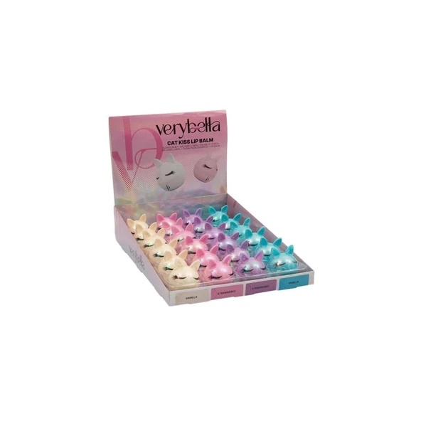 Eğitici Çocuk VRB29000 Very Bella - Cat Kiss Lip Balm