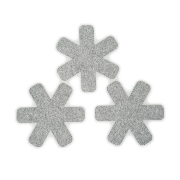 202960 3'lü Tava Çizdirmez Koruyucu Keçe - Asorti - Resim 3