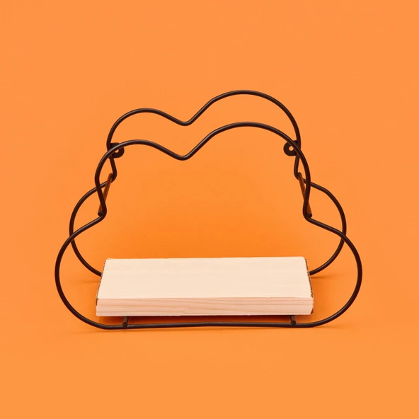 Bulut Dekoratif Raf - Siyah - 19 cm ürün görseli