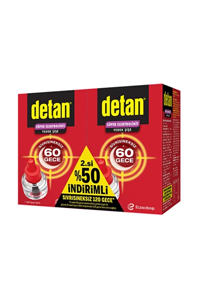 Detan Elektro Likit Sinekkovar Yedek 60 Gece 2.si %50 İndirimli ürün görseli