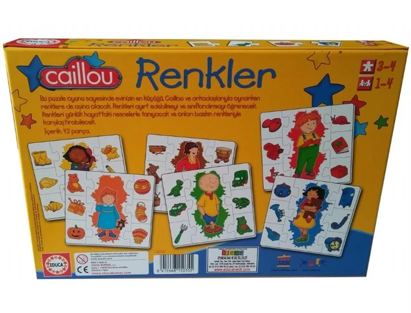 Educa Caillou Renkler Çocuk Oyunu - 2