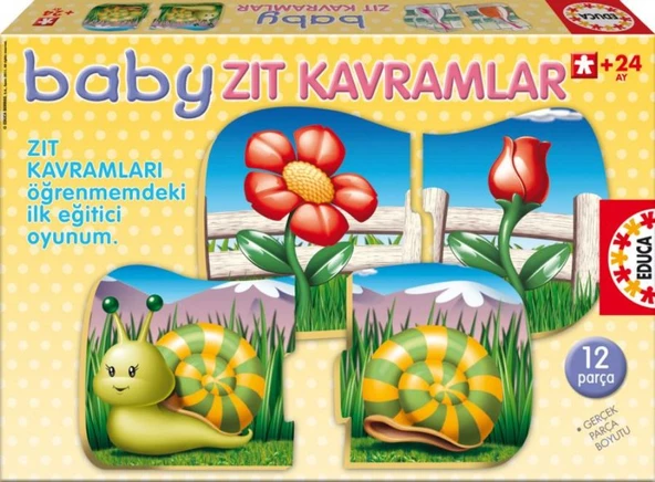 Educa Baby Zıt Kavramlar Eğitici Oyun ürün görseli