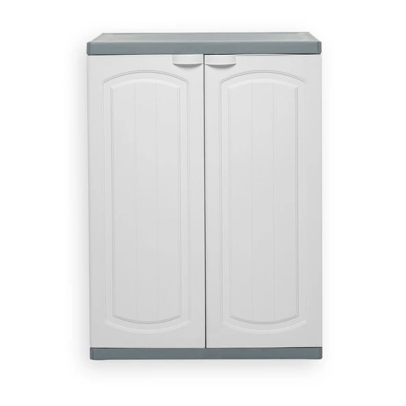 Ayna 2 Kapılı Çok Amaçlı Demonte Plastik Dolap ürün görseli