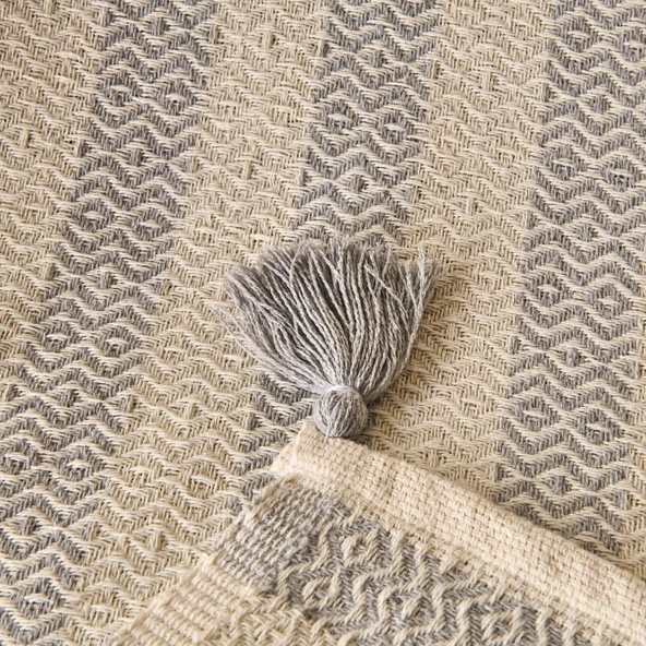 Soft Hill Koltuk Örtüsü - Gri - 115x200 cm - Resim 3