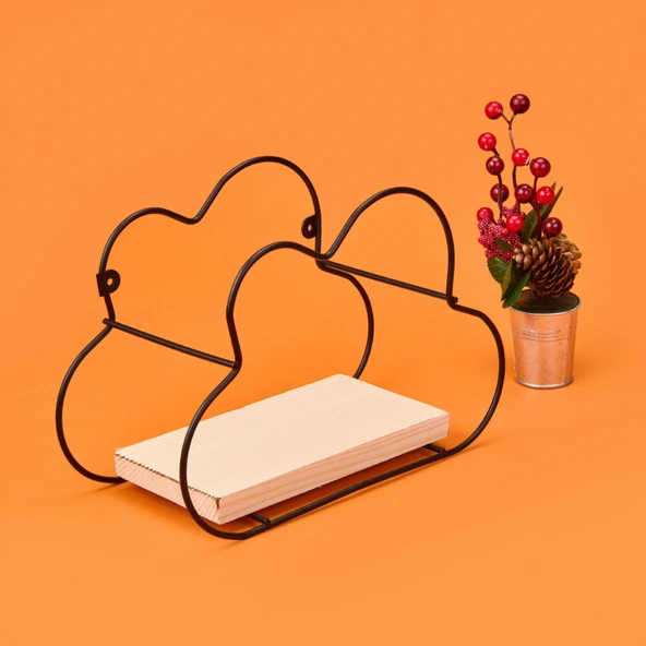 Bulut Dekoratif Raf - Siyah - 19 cm - Resim 2