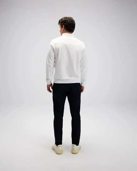 ELLESSE EM602-BG Erkek Bej Yarım Fermuarlı Polo Sweat - 5