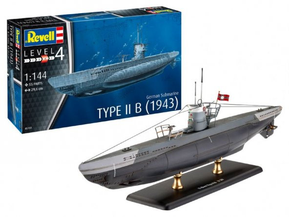 Revell Submarine Type IIB Maket Gemi (55 Parça)