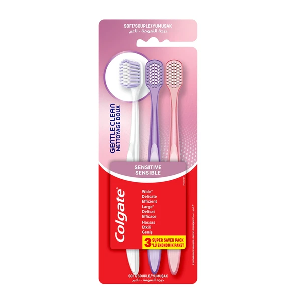 Colgate Gentle Clean Diş Fırçası 2+1 ürün görseli