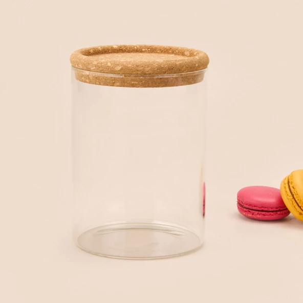 Joseph Cam Kavanoz - Şeffaf / Açık Kahverengi - 1,3 lt - Resim 2