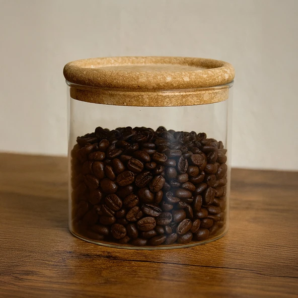 Joseph Cam Kavanoz - Şeffaf / Açık Kahverengi - 800 ml ürün görseli