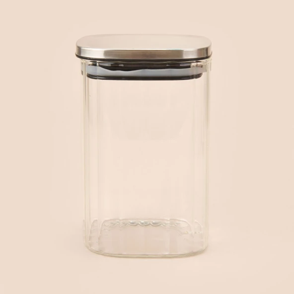 Whitley Cam Kavanoz - Şeffaf / Gri - 1,8 lt ürün görseli