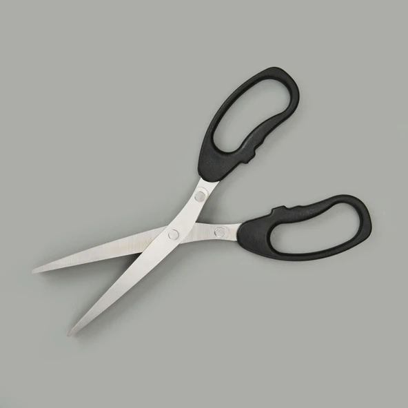 Mutfak Makası - Siyah / Gri - 19 cm ürün görseli