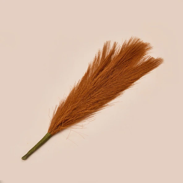 Dekoratif Tüy - Kiremit - 44 cm ürün görseli 1