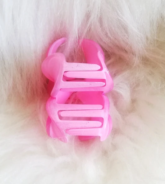 Pembe Lotus Çiçek Toka - Resim 2