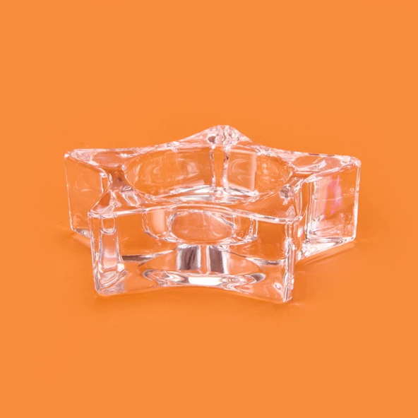 Deco Star Mumluk - Şeffaf - 6,8x3 cm - Resim 3