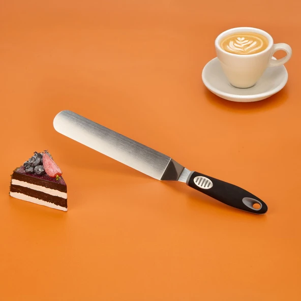 Kitchen Pastacı Spatulası - Siyah - 36 cm ürün görseli