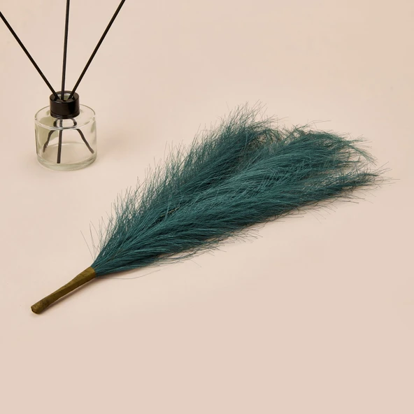 Dekoratif Tüy - Yeşil - 44 cm - Resim 2