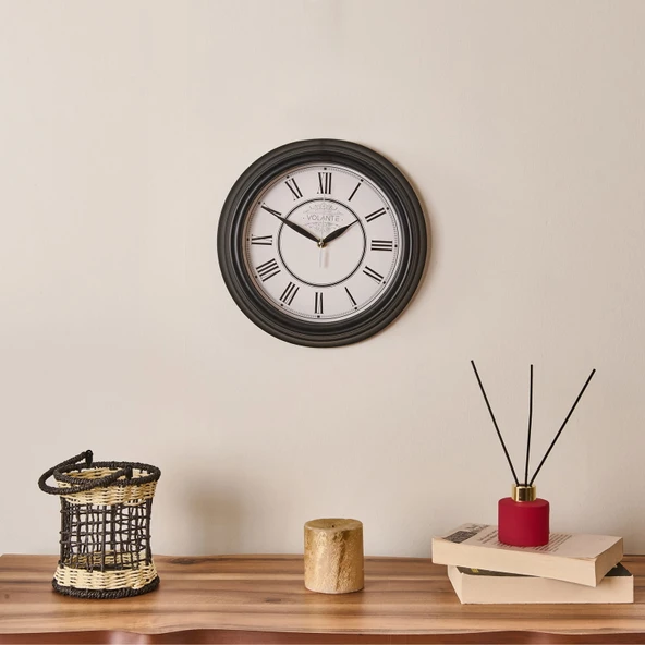 Classic Vintage Saat - Beyaz - 30 cm ürün görseli 1