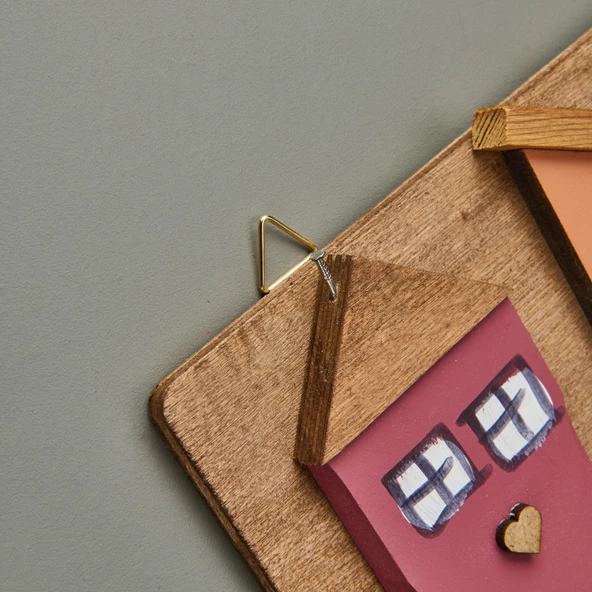 Deco Home Duvar Askısı - Renkli - 35x15 cm - Resim 3