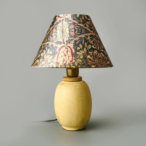 Design Sirius Handmade Abajur - Bej / Renkli - Resim 2