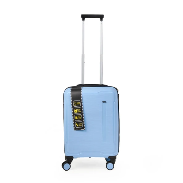 PP Kabin Boy Valiz - Mavi - 58x33x23 cm ürün görseli