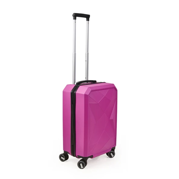 Travel Star Kabin Boy ABS Valiz - Pembe- 57x37x23 cm - Resim 2