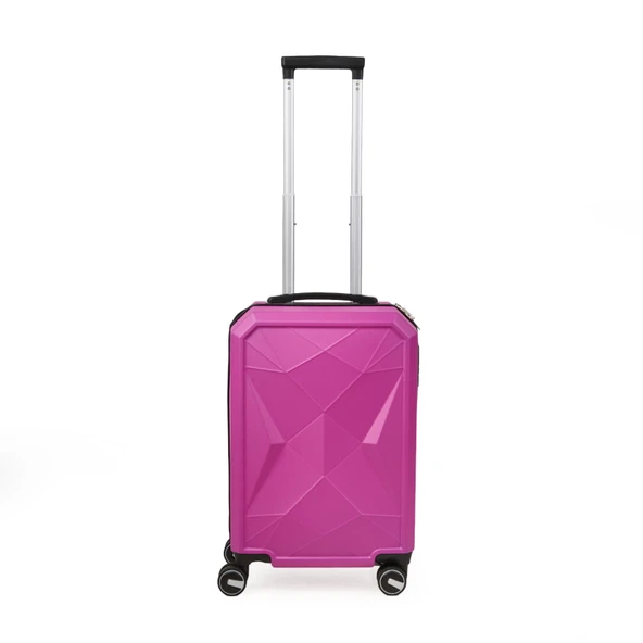 Travel Star Kabin Boy ABS Valiz - Pembe- 57x37x23 cm ürün görseli 1