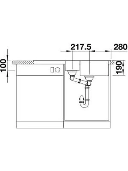 Blanco SONA 6 S Jasmin Granit Eviye - 3