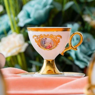 Rosanna 6'lı Kahve Fincan Takımı - Renkli - 100 ml - Resim 2