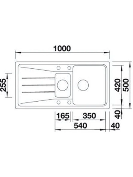 Blanco SONA 6 S Jasmin Granit Eviye - 2
