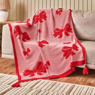 Soft Luniva Triko TV Battaniyesi - Kırmızı - 120x160 cm ürün görseli 1