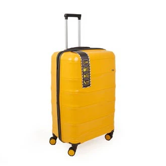 PP Büyük Boy Valiz - Hardal - 77x45x32 cm - Resim 3