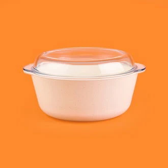 Borcam Kapaklı Tencere - Şeffaf - 25x22 cm ürün görseli