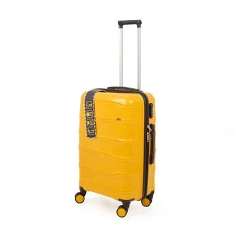 PP Orta Boy Valiz - Hardal - 68x37x27 cm - Resim 2