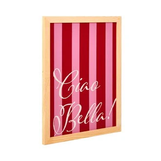 Deco Bright Holidays Duvar Panosu - Kırmızı / Pembe - 30x40 cm - Resim 2